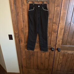 Kids Black Jeans with jewel pockets